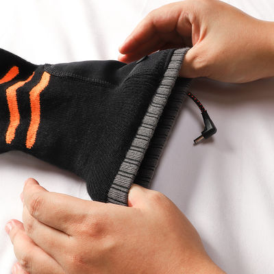 Chaussettes électriques rechargeables chaussettes chauffées par batterie taille M L XL pour la chasse hivernée ski en plein air