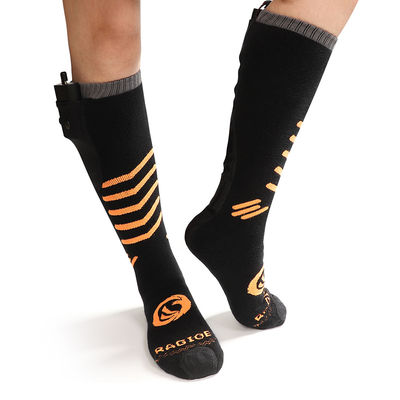 Chaussettes électriques rechargeables chaussettes chauffées par batterie taille M L XL pour la chasse hivernée ski en plein air