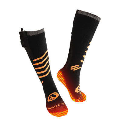 Chaussettes électriques rechargeables chaussettes chauffées par batterie taille M L XL pour la chasse hivernée ski en plein air