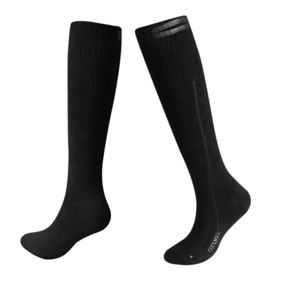 La batterie épaisse de coton d'hiver de femmes d'hommes a chauffé le chauffage isolé thermique électrique de chaussettes