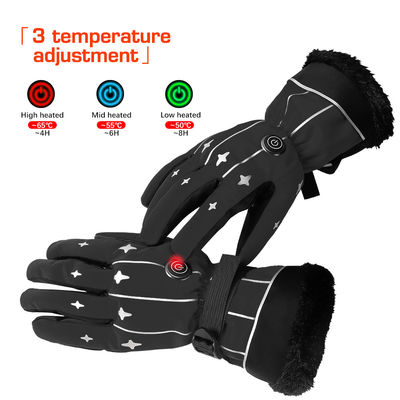 Le lithium rechargeable a chauffé les mitaines électriques des gants 4000mAh d'hiver pour la hausse extérieure d'hiver