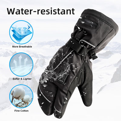 Mitaines 7.2V Ski Mittens passionnées à piles rechargeables de patinage d'hiver de chauffage thermique électrique pour des femmes des hommes