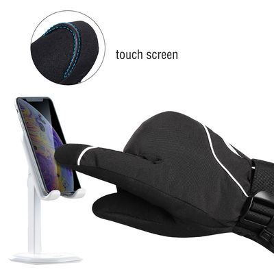 Mitaines chauffantes à piles pour patinage, gants chauffants électriques à écran tactile pour les activités de plein air en hiver