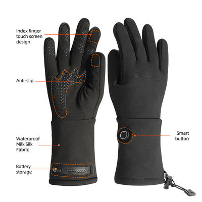 Gants passionnés imperméables électriques en gros des gants 7.4V d'hiver passionnés les plus minces avec l'écran tactile de doigt