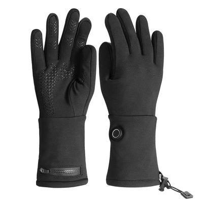 Gants d'hiver chauffés thermiquement électriques de style mince Gants d'escalade en plein air à batterie avec trois réglages de chaleur