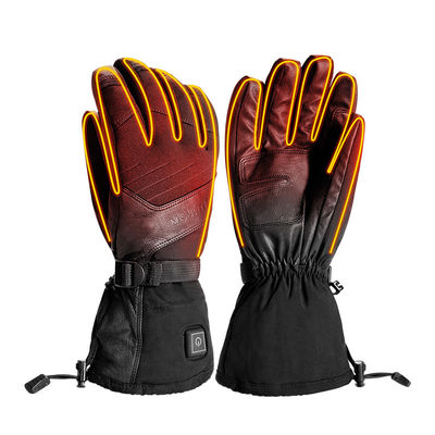 Gants d'hiver chauffés au lithium rechargeables pour la pêche 7,4 V Gants électriques à pile pour le ski