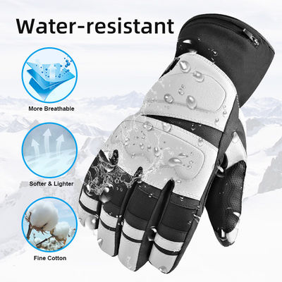 Gants chauffants en silicone anti-dérapant pour le vélo Gants chauffants électriques pour moto pour hommes femmes