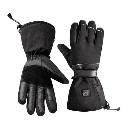 Gants d'hiver chauffés par batterie rechargeable de lithium-ion épais 7.4V Gants de ski à batterie avec 3 engrenages de température