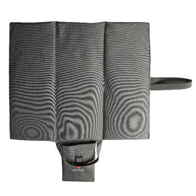 Coussin de siège chauffant pliable rechargeable 3 réglages de température avec port USB