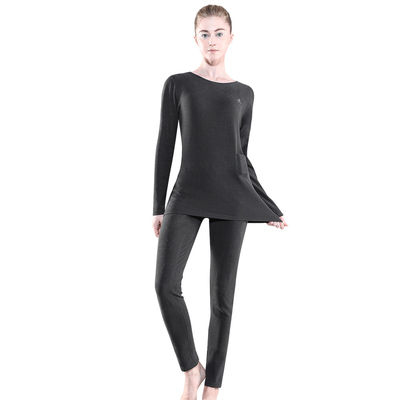 Femmes Premium Hiver Long chaud haut électrique Pantalon Costume ensemble Vêtements chauffage Vêtement chauffé thermique sous-vêtements