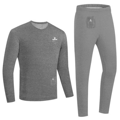 T-shirts à manches longues sous-vêtements thermiques chauffés télécommande sans fil