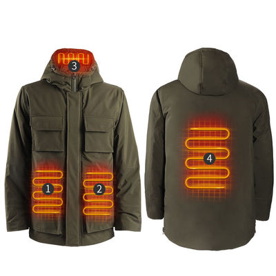 Vêtements chauffants électriques rechargeables Vêtements chauffants pour hommes avec batterie