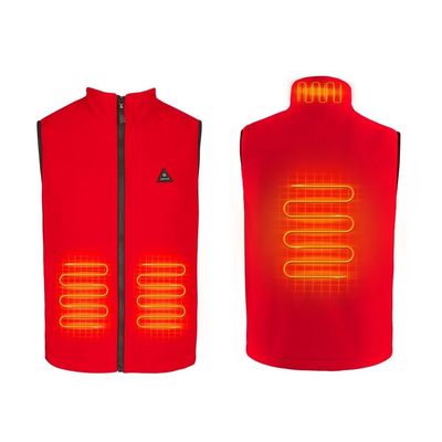 Vêtements chauffants électriques sur mesure pour unisexe avec batterie Rechargeable Vêtement chauffant en laine sans manches