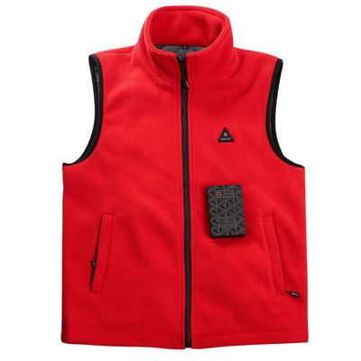 Gilet thermique électrique passionné extérieur de chauffage rechargeable rouge d'hiver de Gilet