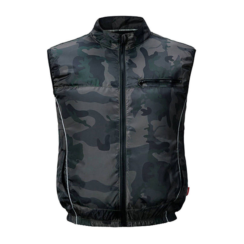 Gilet de refroidissement de protection de Sun de gilet conditionné par air de ventilateur de gilet d'été pour la pêche de construction