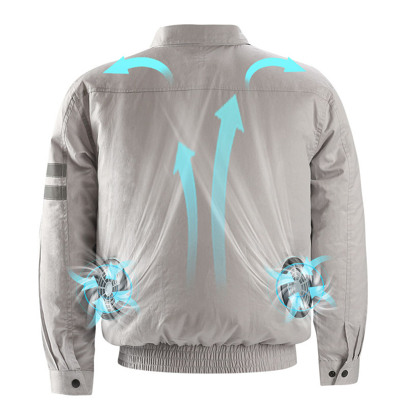 l'air de la veste 5V refroidi par fan a conditionné la taille uniforme de l'habillement 3XL 4XL