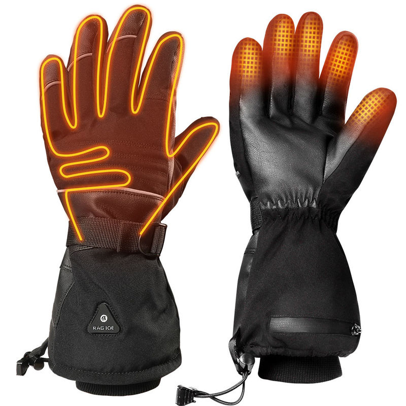 La batterie passionnée thermique électrique de Li-ion de gants d'hiver de camping de personnalisation a chauffé des gants de moto