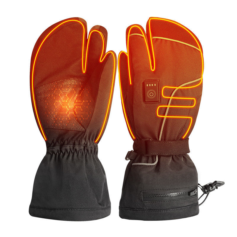 Mitaines 7.2V Ski Mittens passionnées à piles rechargeables de patinage d'hiver de chauffage thermique électrique pour des femmes des hommes
