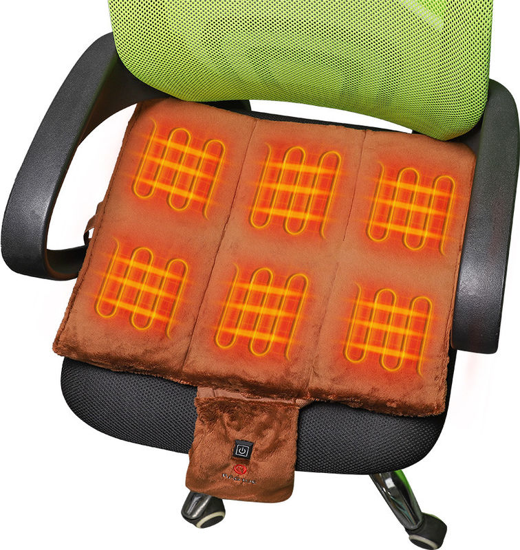 Couche de siège de stade chauffée par USB 5V 2A Pad de chauffage de siège mousse de mémoire portable pour le camping